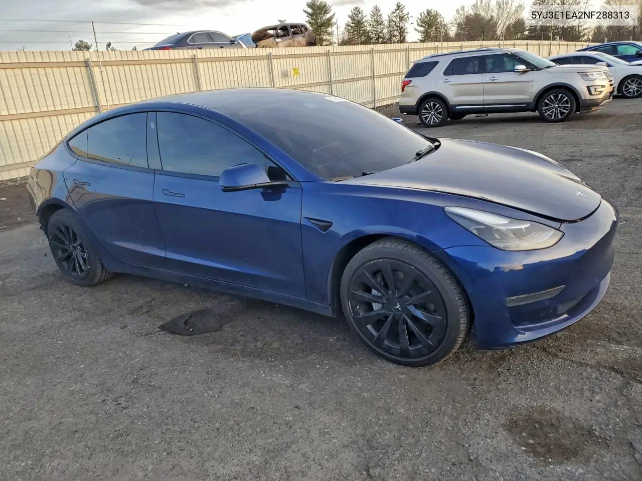 5YJ3E1EA2NF288313 2022 Tesla Model 3
