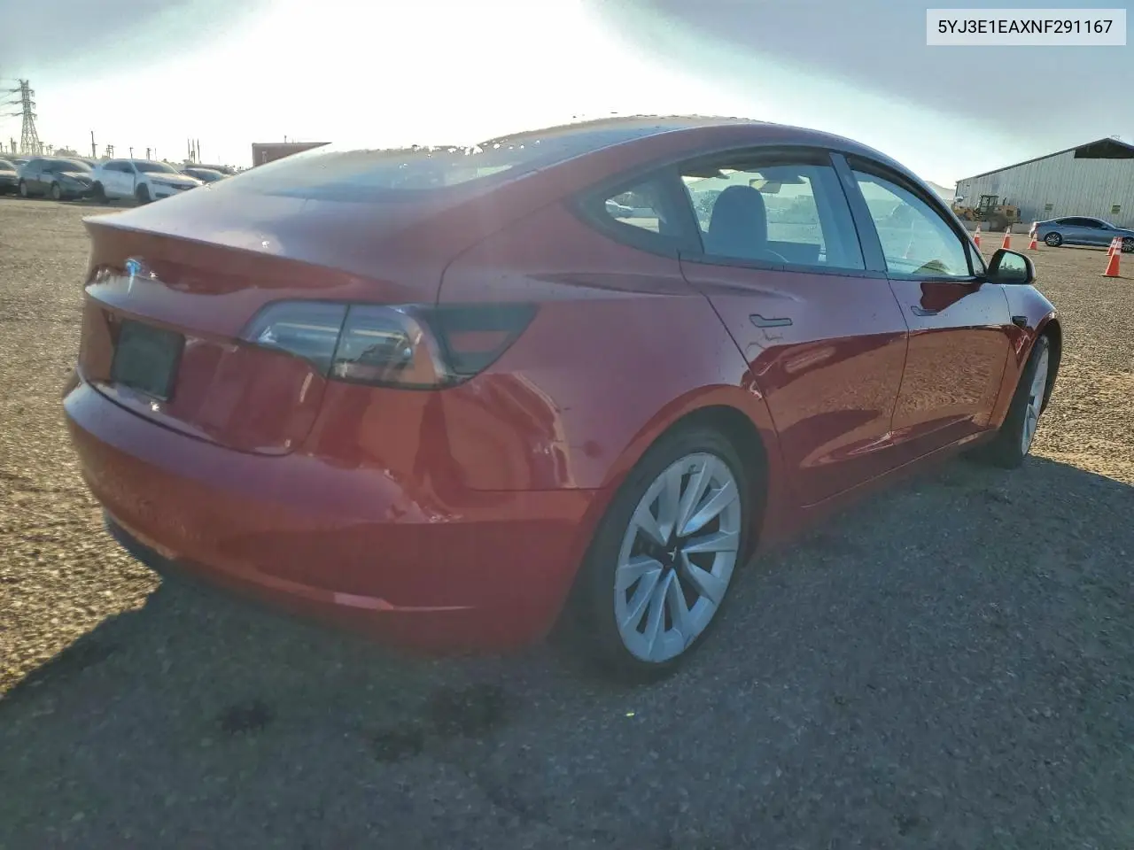 5YJ3E1EAXNF291167 2022 Tesla Model 3