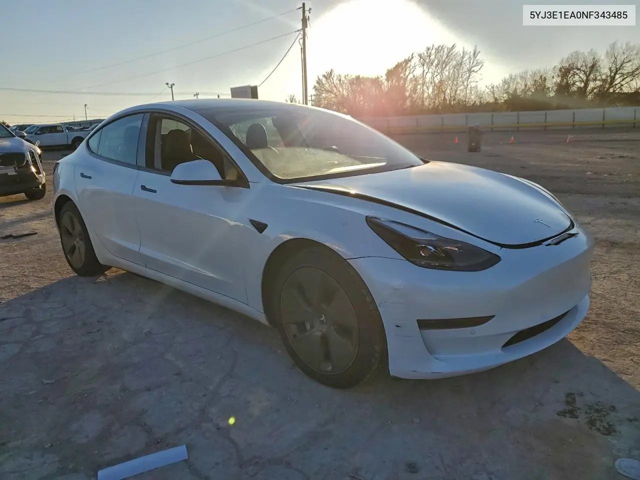5YJ3E1EA0NF343485 2022 Tesla Model 3