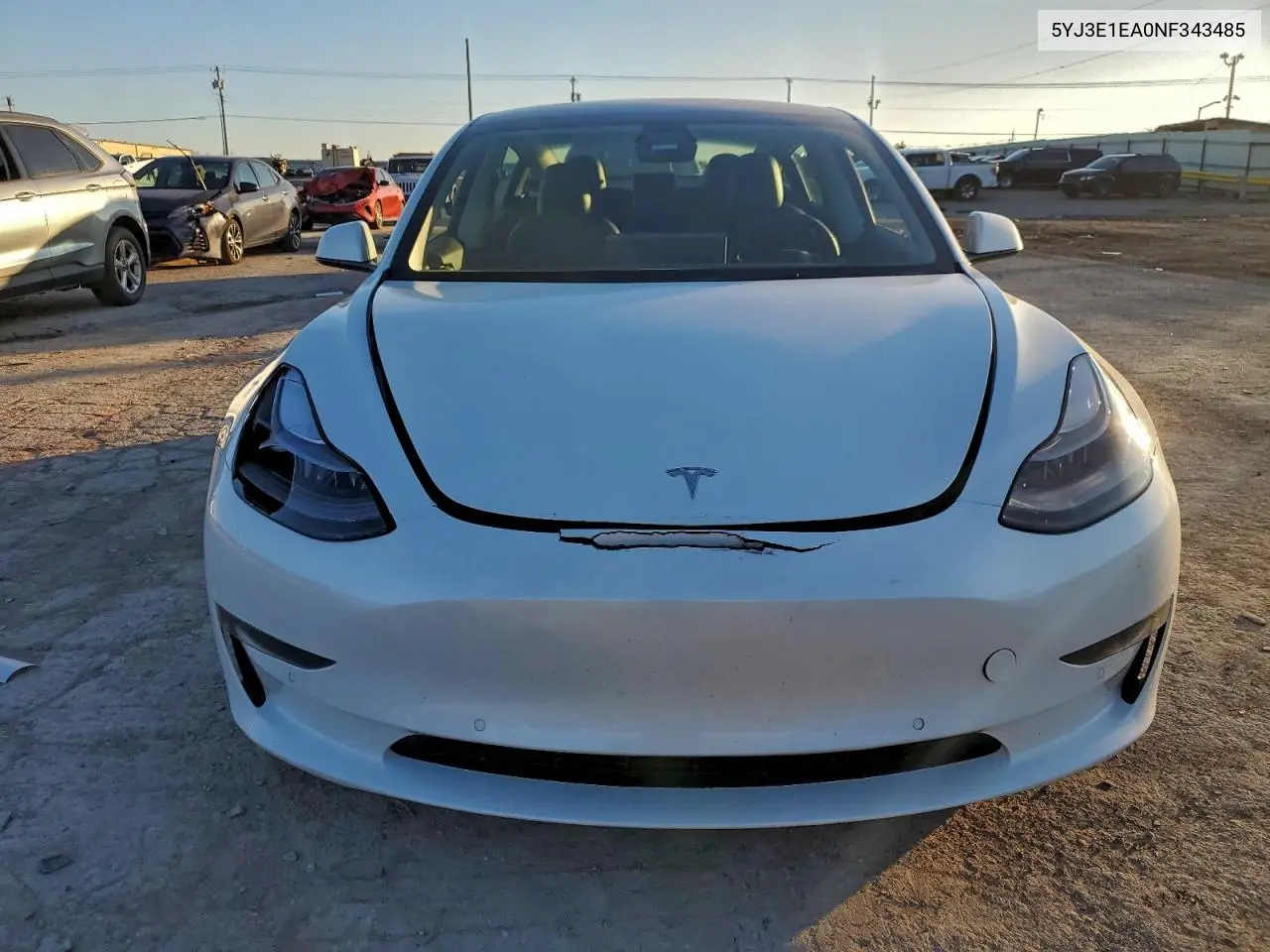 5YJ3E1EA0NF343485 2022 Tesla Model 3