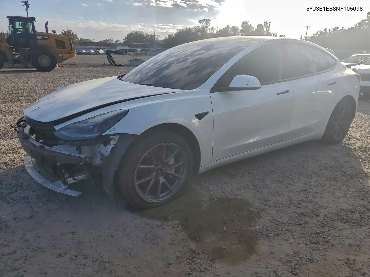 5YJ3E1EB8NF105098 2022 Tesla Model 3