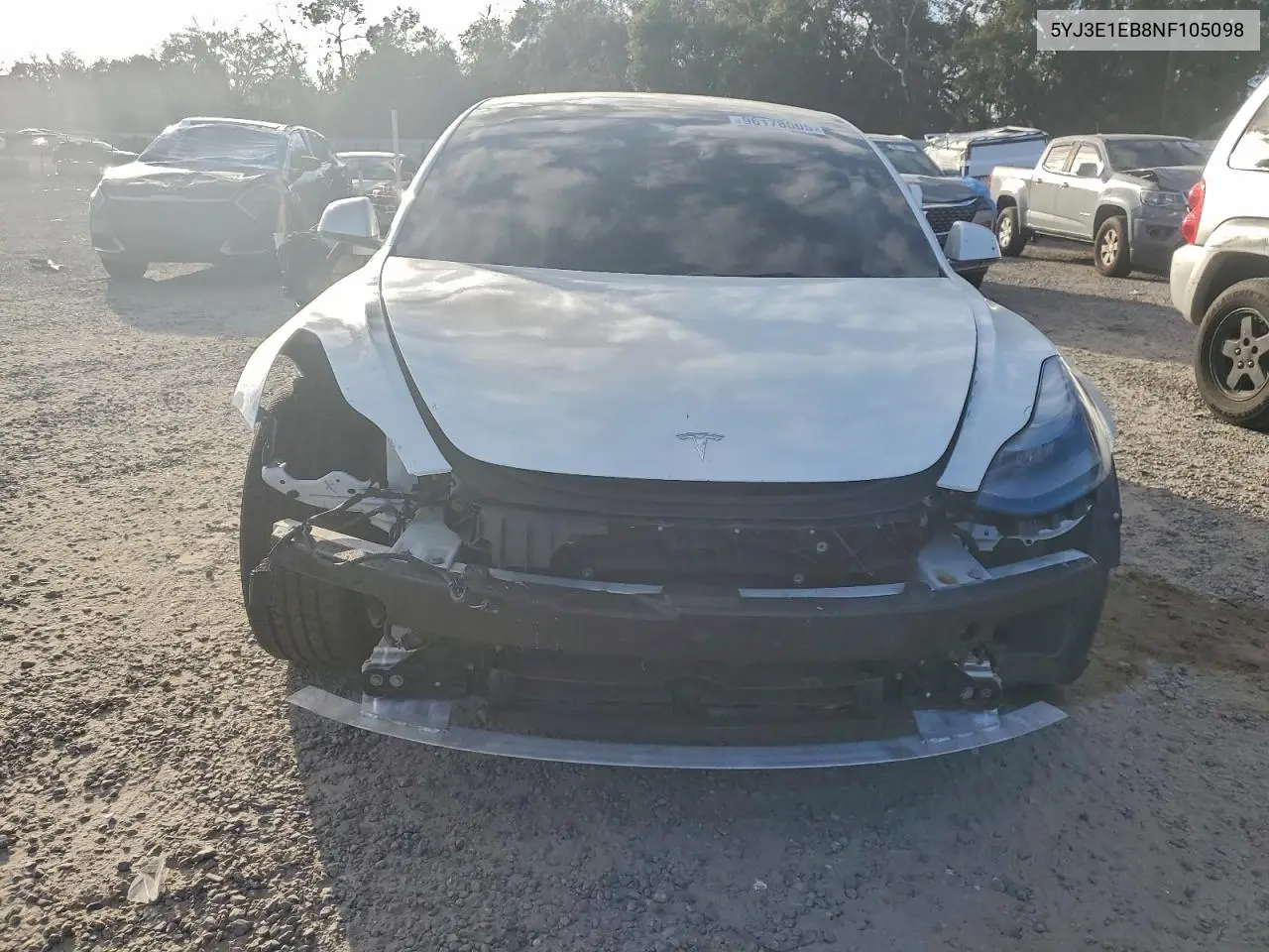 5YJ3E1EB8NF105098 2022 Tesla Model 3