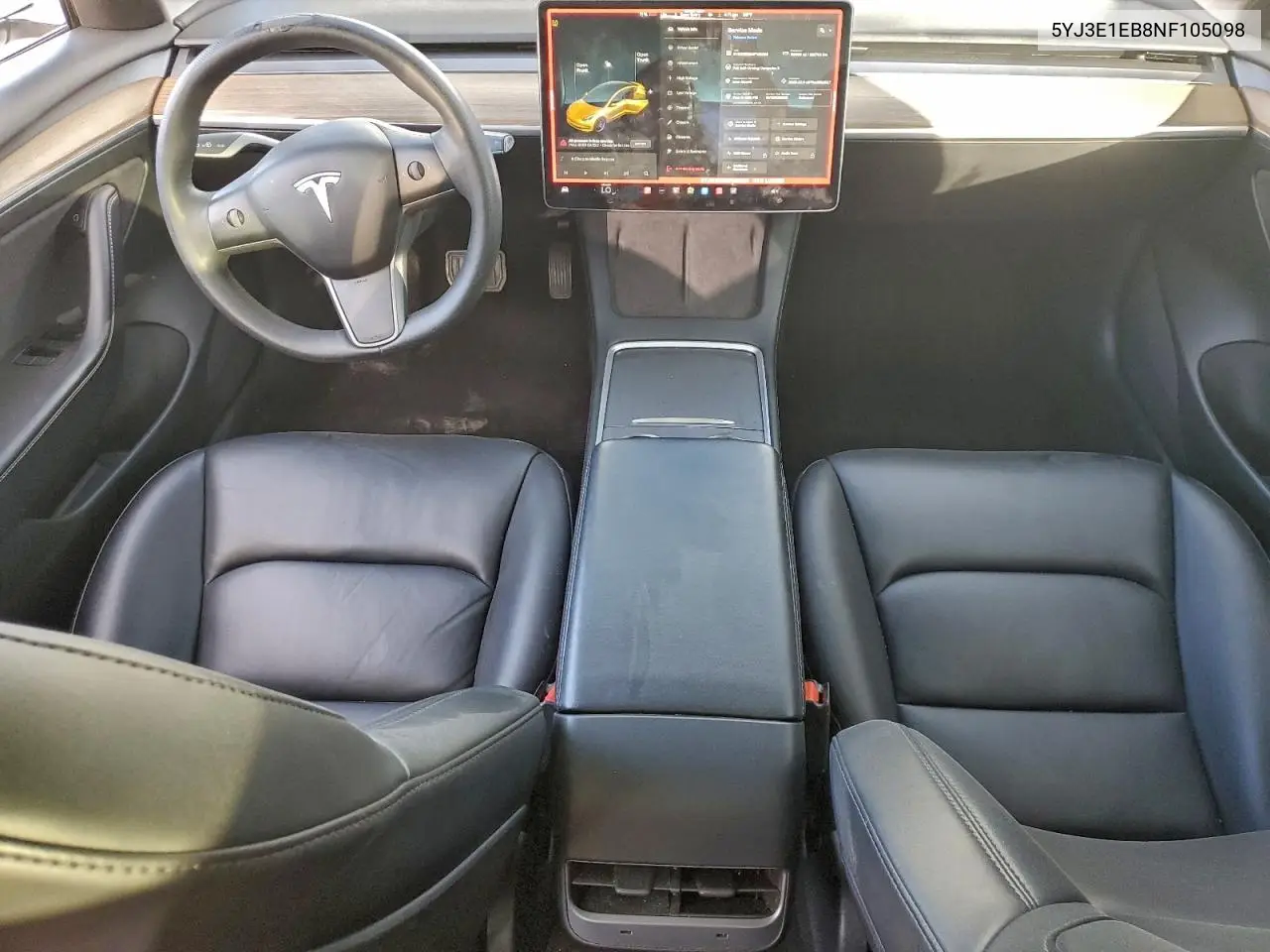 5YJ3E1EB8NF105098 2022 Tesla Model 3