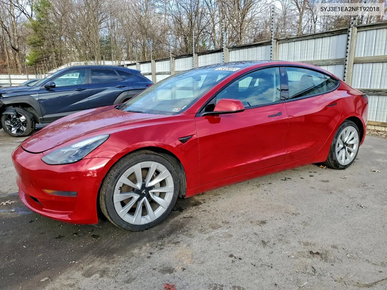 5YJ3E1EA2NF192018 2022 Tesla Model 3