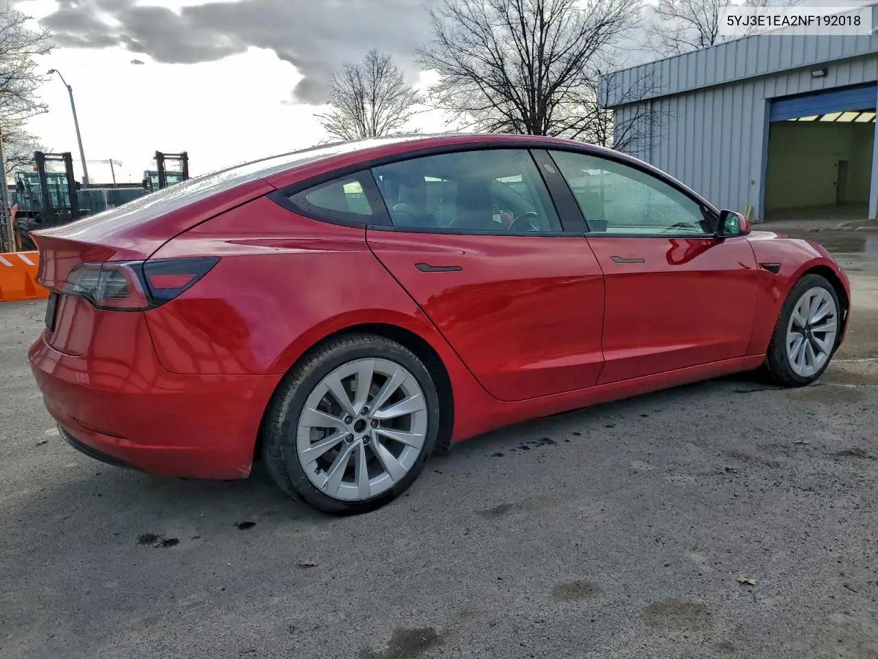 5YJ3E1EA2NF192018 2022 Tesla Model 3