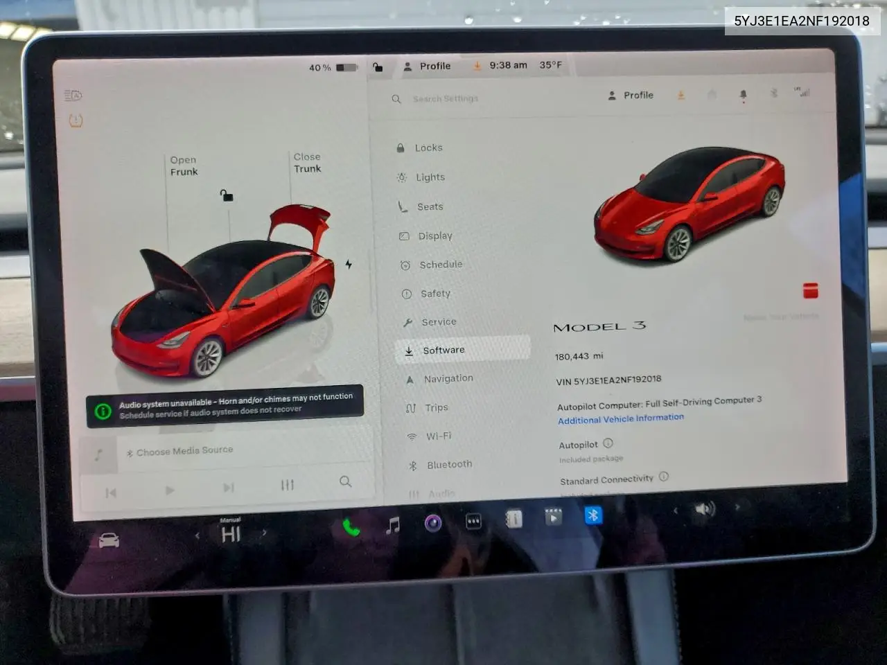 5YJ3E1EA2NF192018 2022 Tesla Model 3