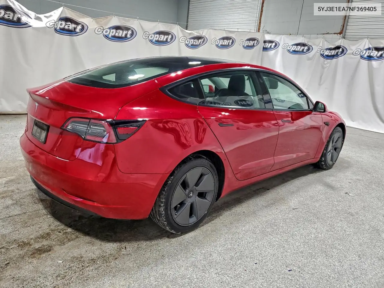 5YJ3E1EA7NF369405 2022 Tesla Model 3