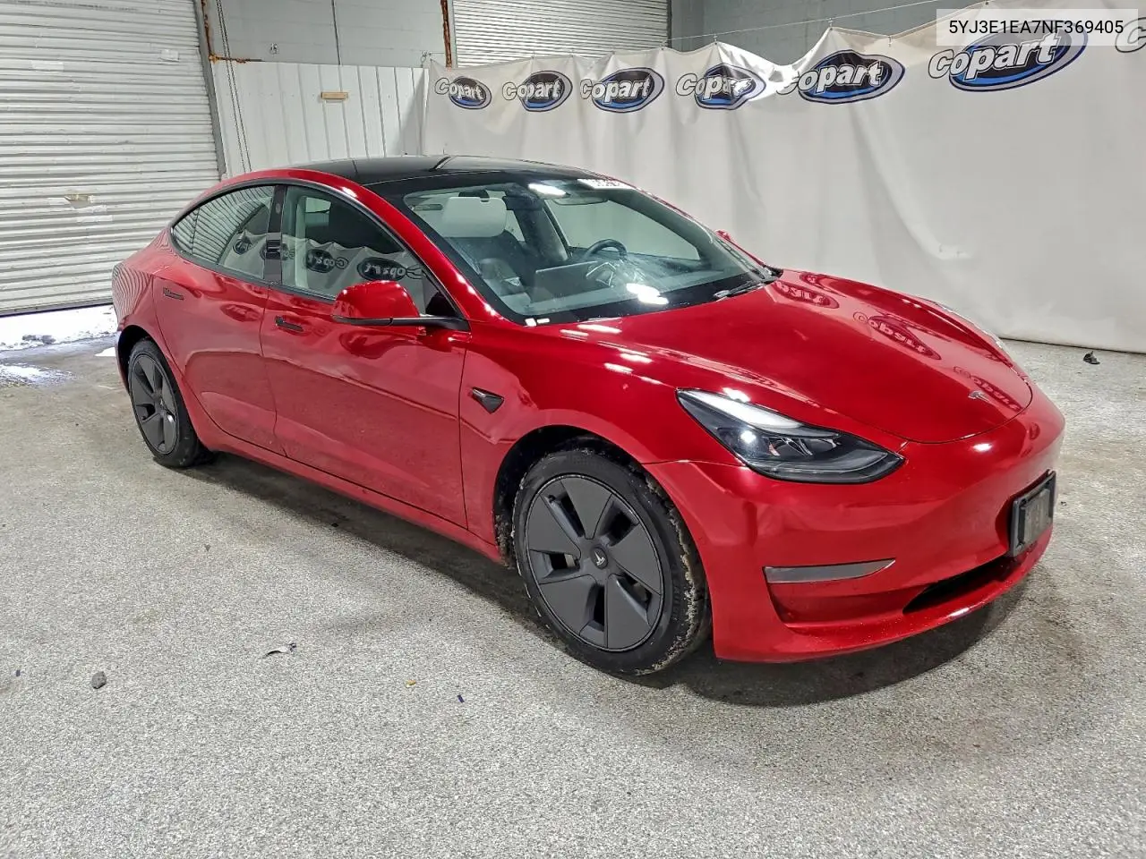 5YJ3E1EA7NF369405 2022 Tesla Model 3
