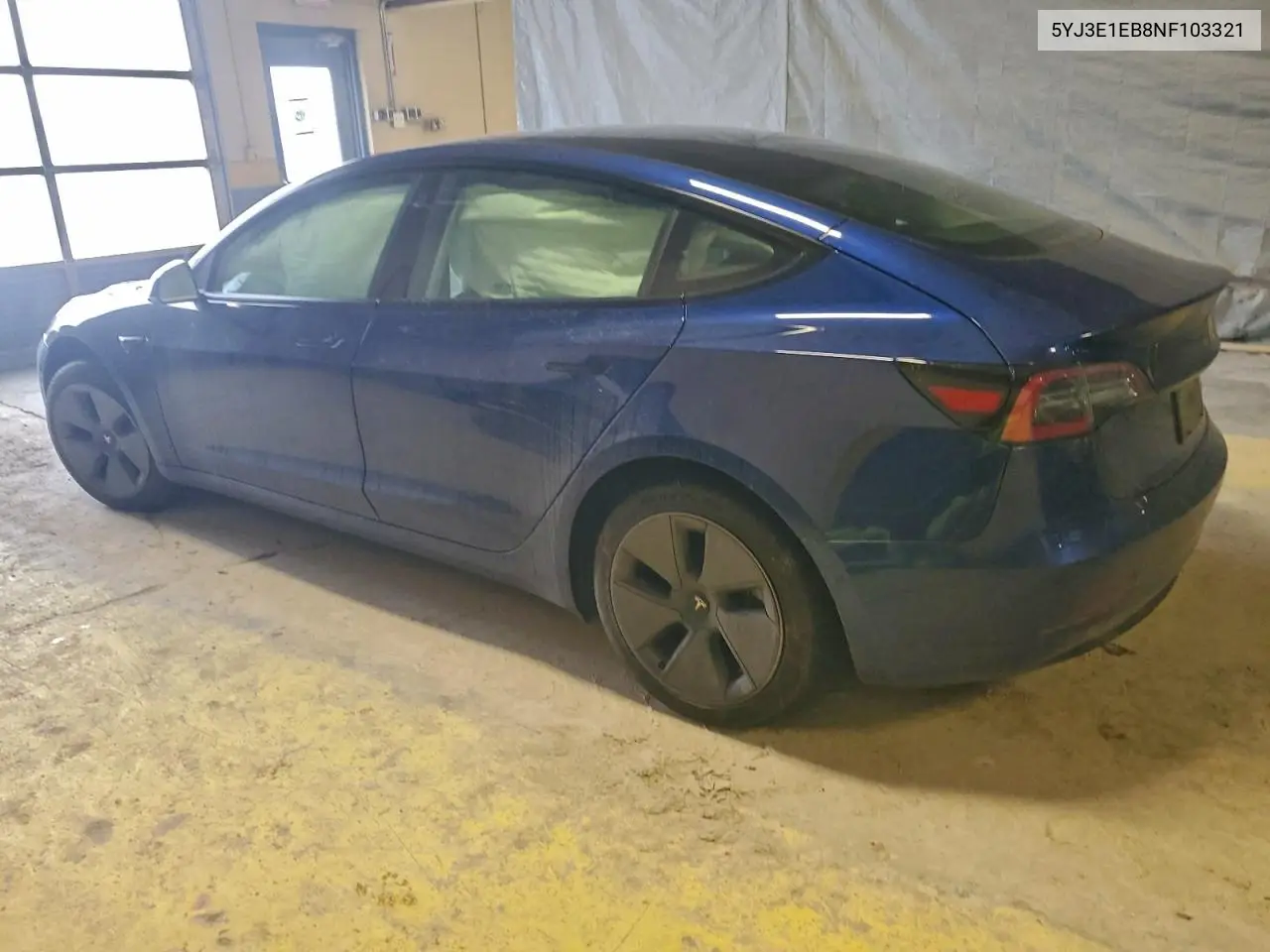 5YJ3E1EB8NF103321 2022 Tesla Model 3