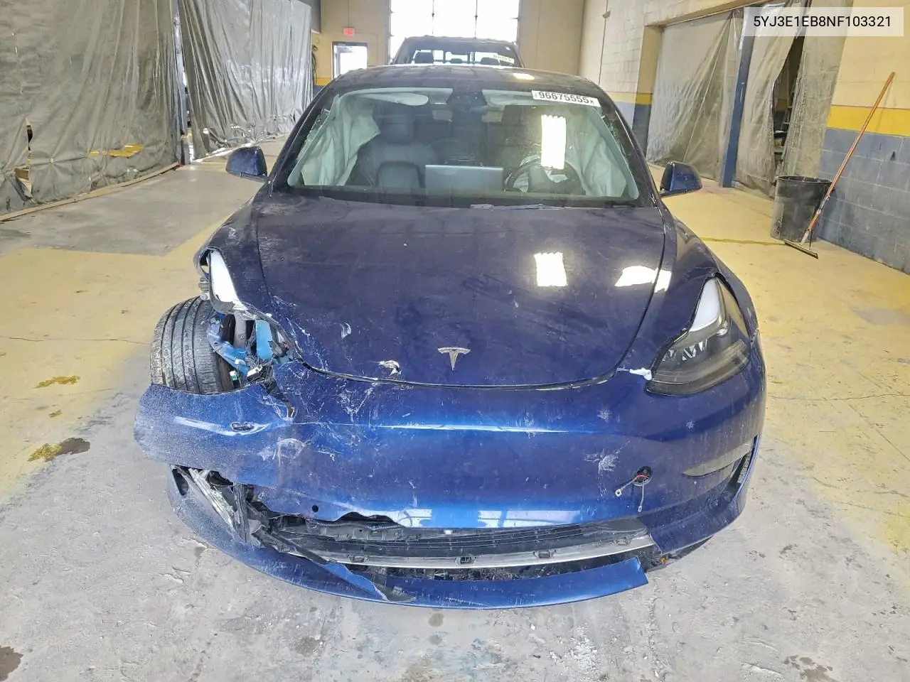 5YJ3E1EB8NF103321 2022 Tesla Model 3