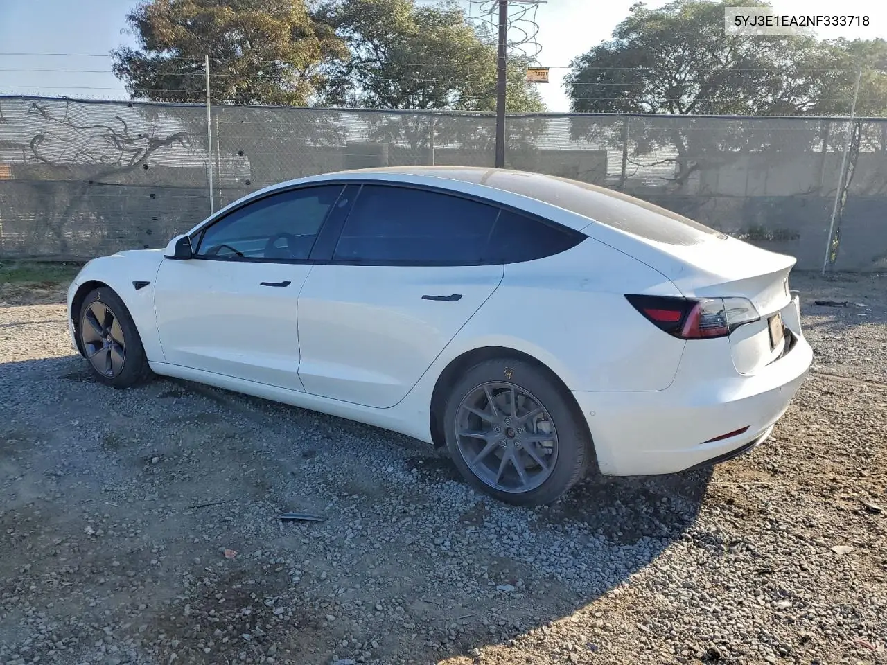 5YJ3E1EA2NF333718 2022 Tesla Model 3