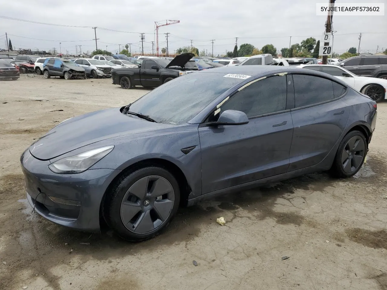 2023 Tesla Model 3 VIN: 5YJ3E1EA6PF573602 Lot: 53130504