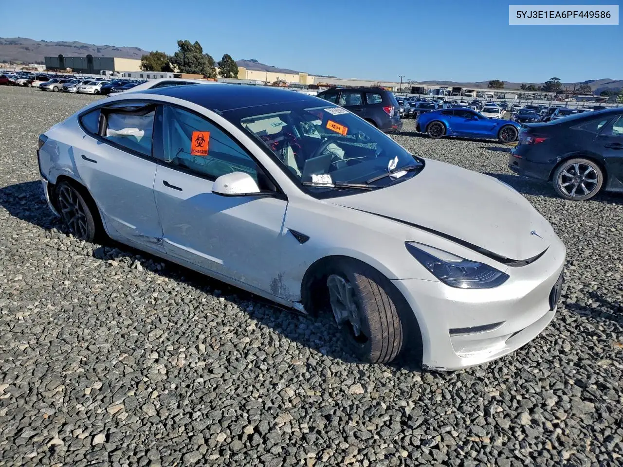 5YJ3E1EA6PF449586 2023 Tesla Model 3
