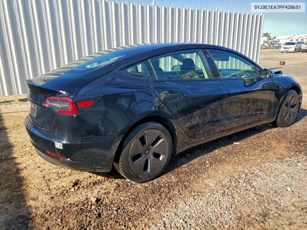 5YJ3E1EA7PF428651 2023 Tesla Model 3