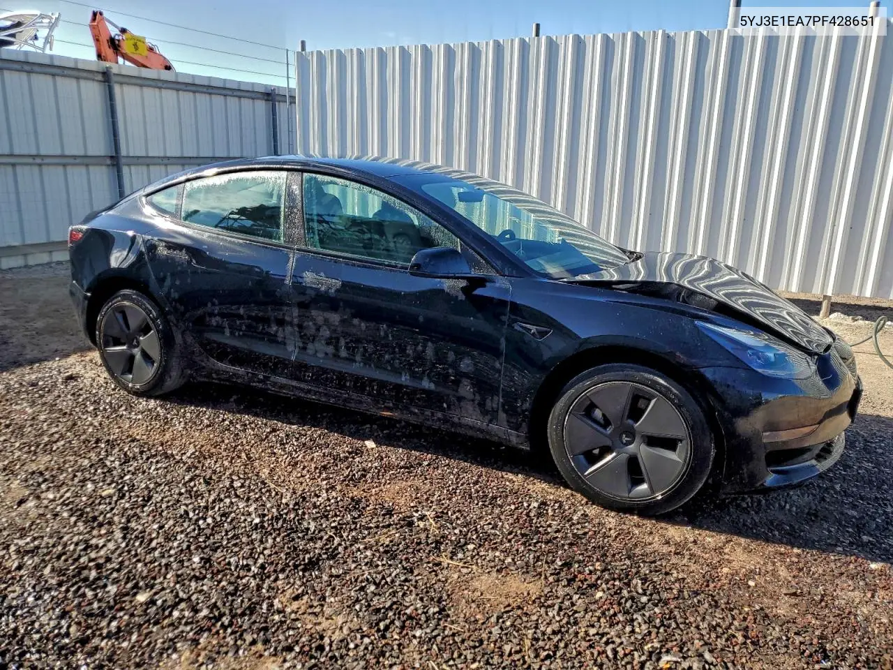 5YJ3E1EA7PF428651 2023 Tesla Model 3