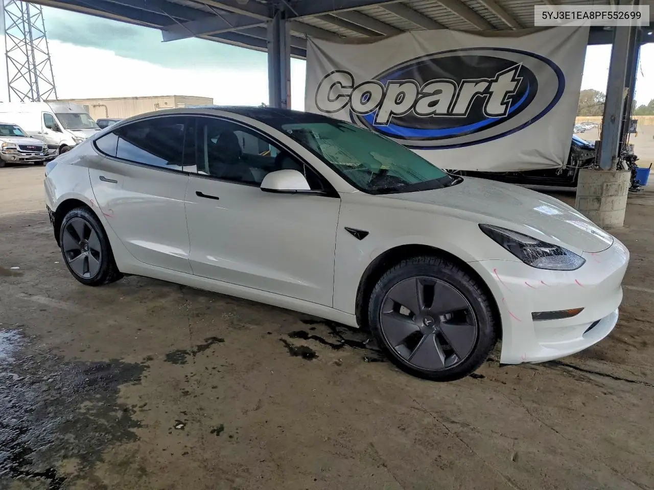 5YJ3E1EA8PF552699 2023 Tesla Model 3