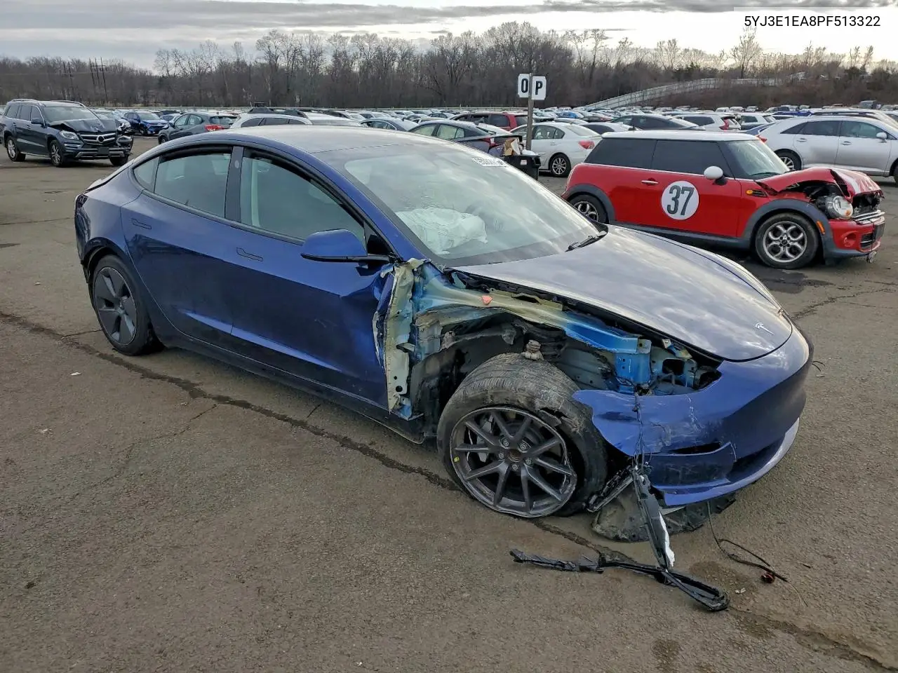 5YJ3E1EA8PF513322 2023 Tesla Model 3