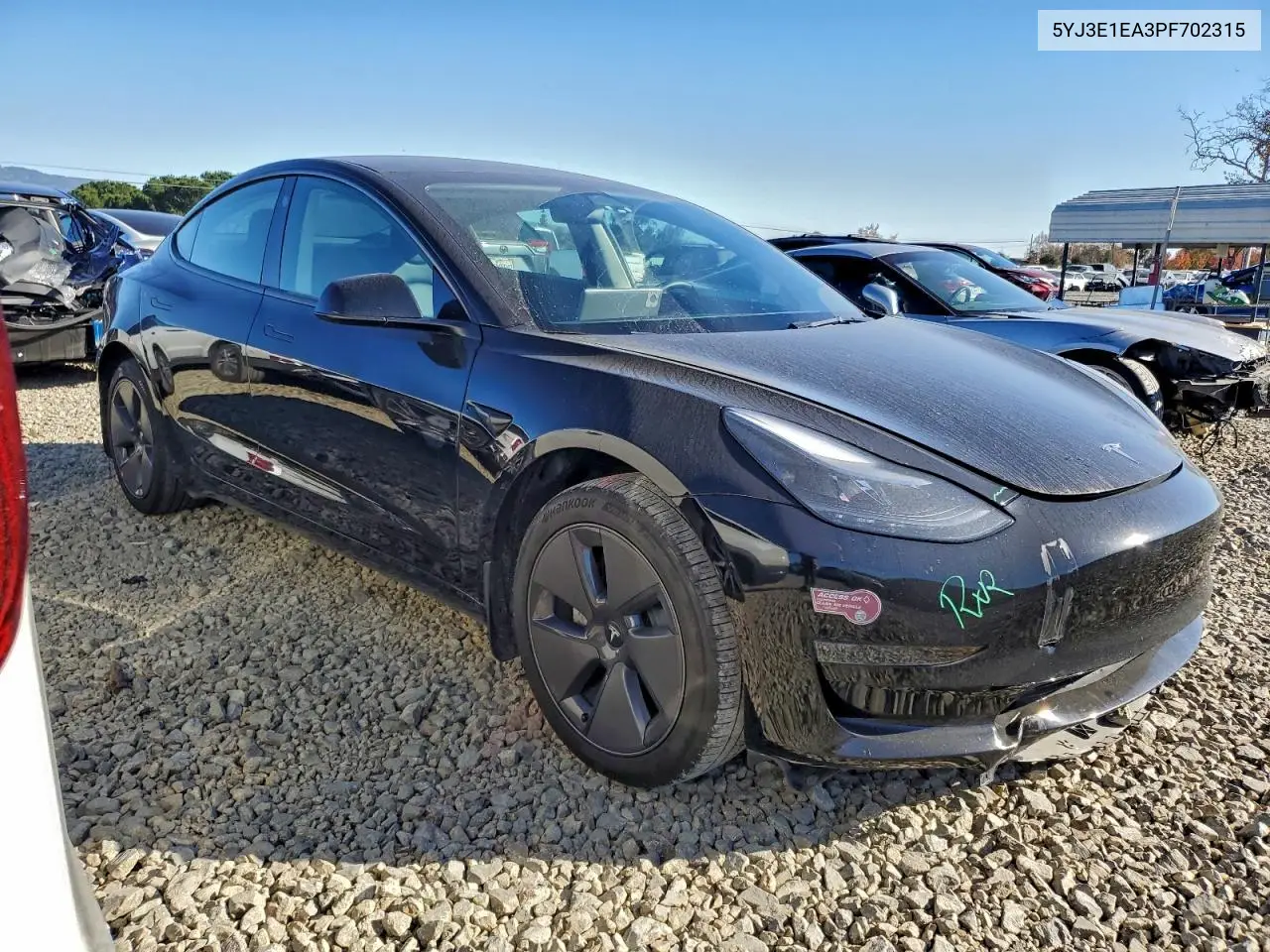 5YJ3E1EA3PF702315 2023 Tesla Model 3