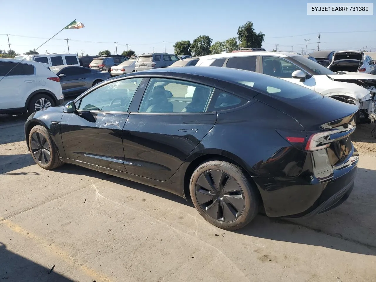 2024 Tesla Model 3 VIN: 5YJ3E1EA8RF731389 Lot: 73239304