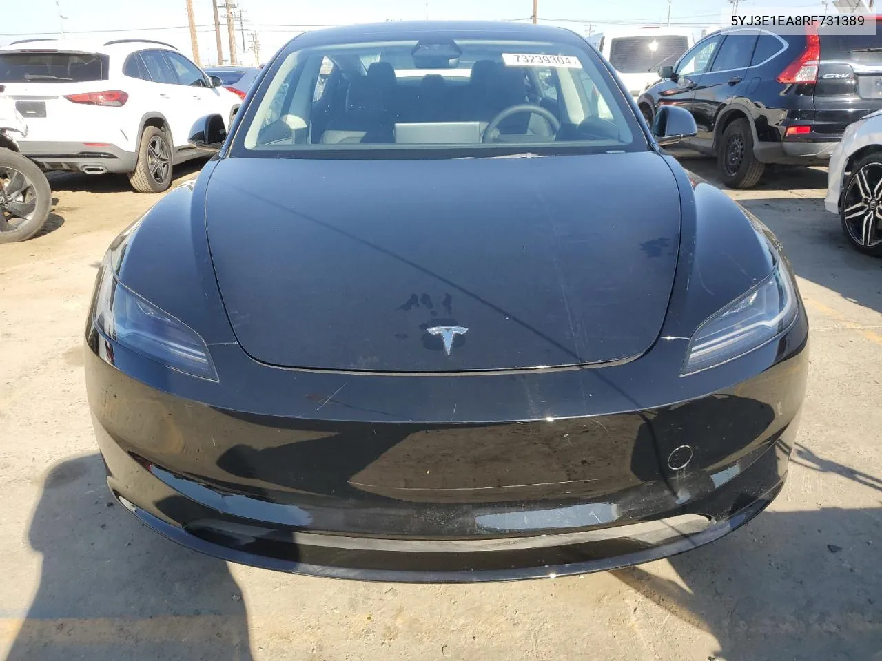 5YJ3E1EA8RF731389 2024 Tesla Model 3