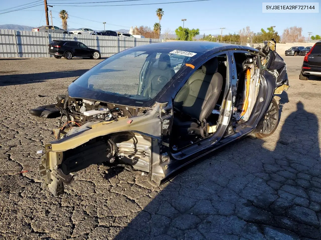 5YJ3E1EA2RF727144 2024 Tesla Model 3