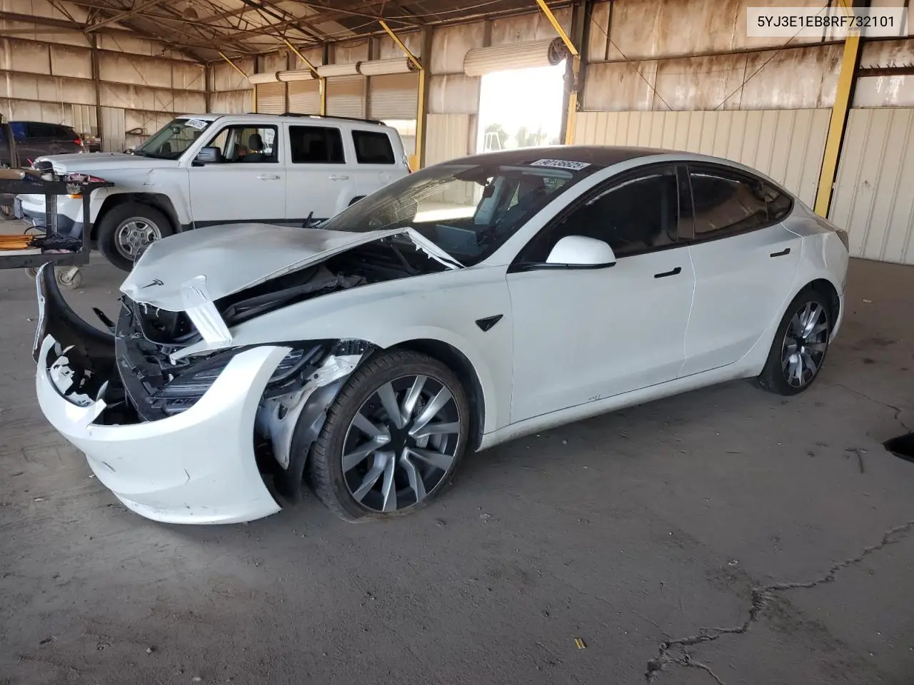 5YJ3E1EB8RF732101 2024 Tesla Model 3