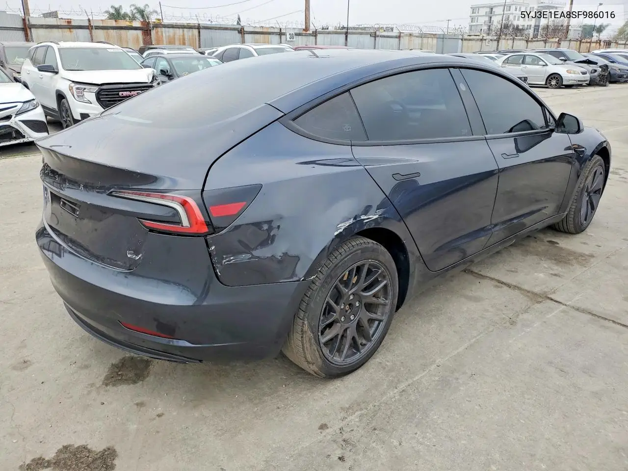 5YJ3E1EA8SF986016 2025 Tesla Model 3