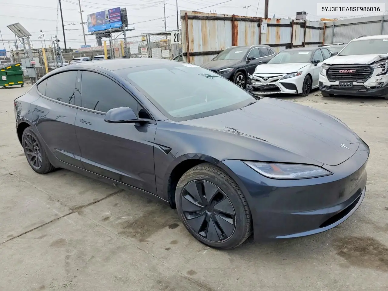 5YJ3E1EA8SF986016 2025 Tesla Model 3
