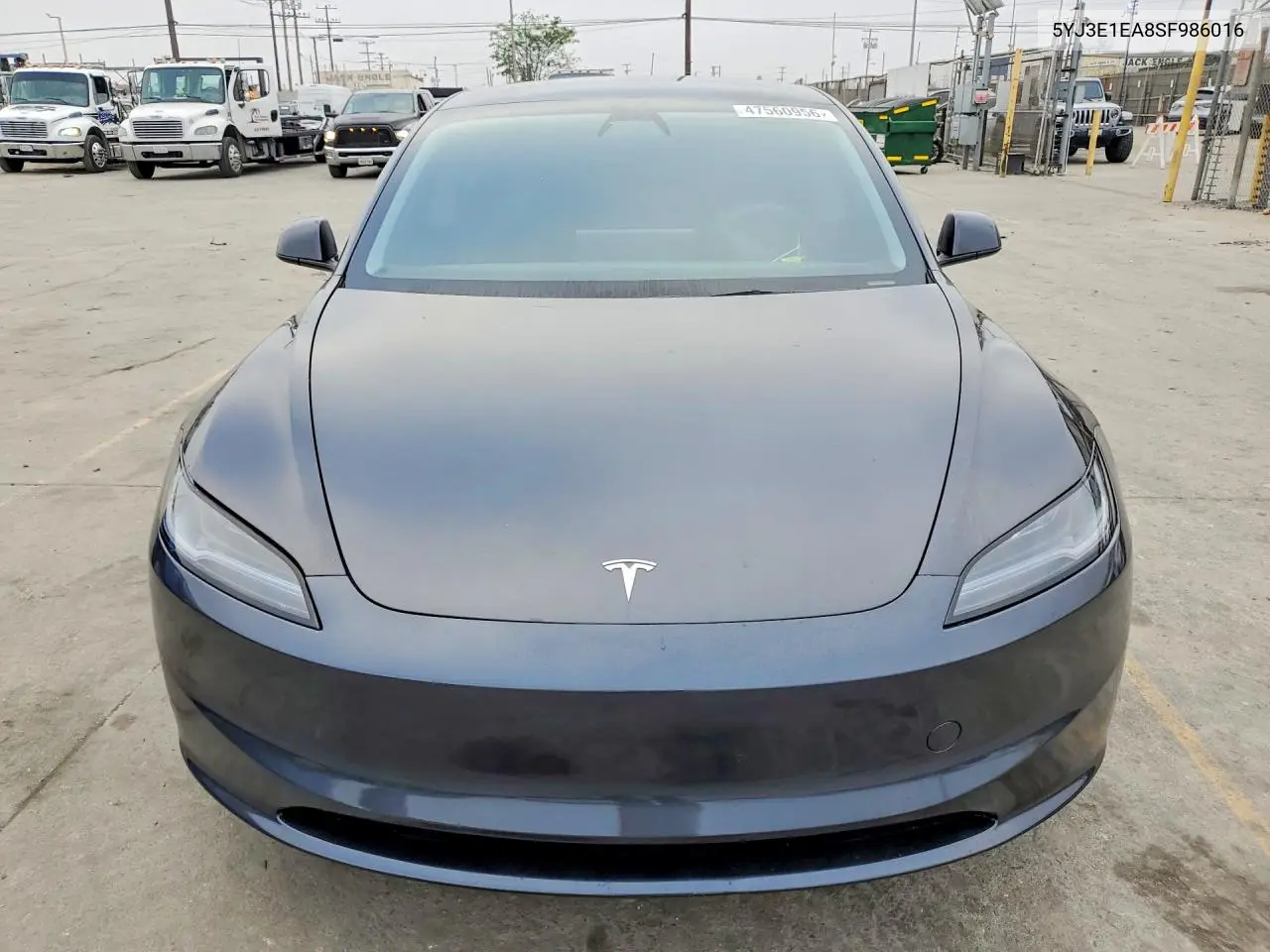 5YJ3E1EA8SF986016 2025 Tesla Model 3