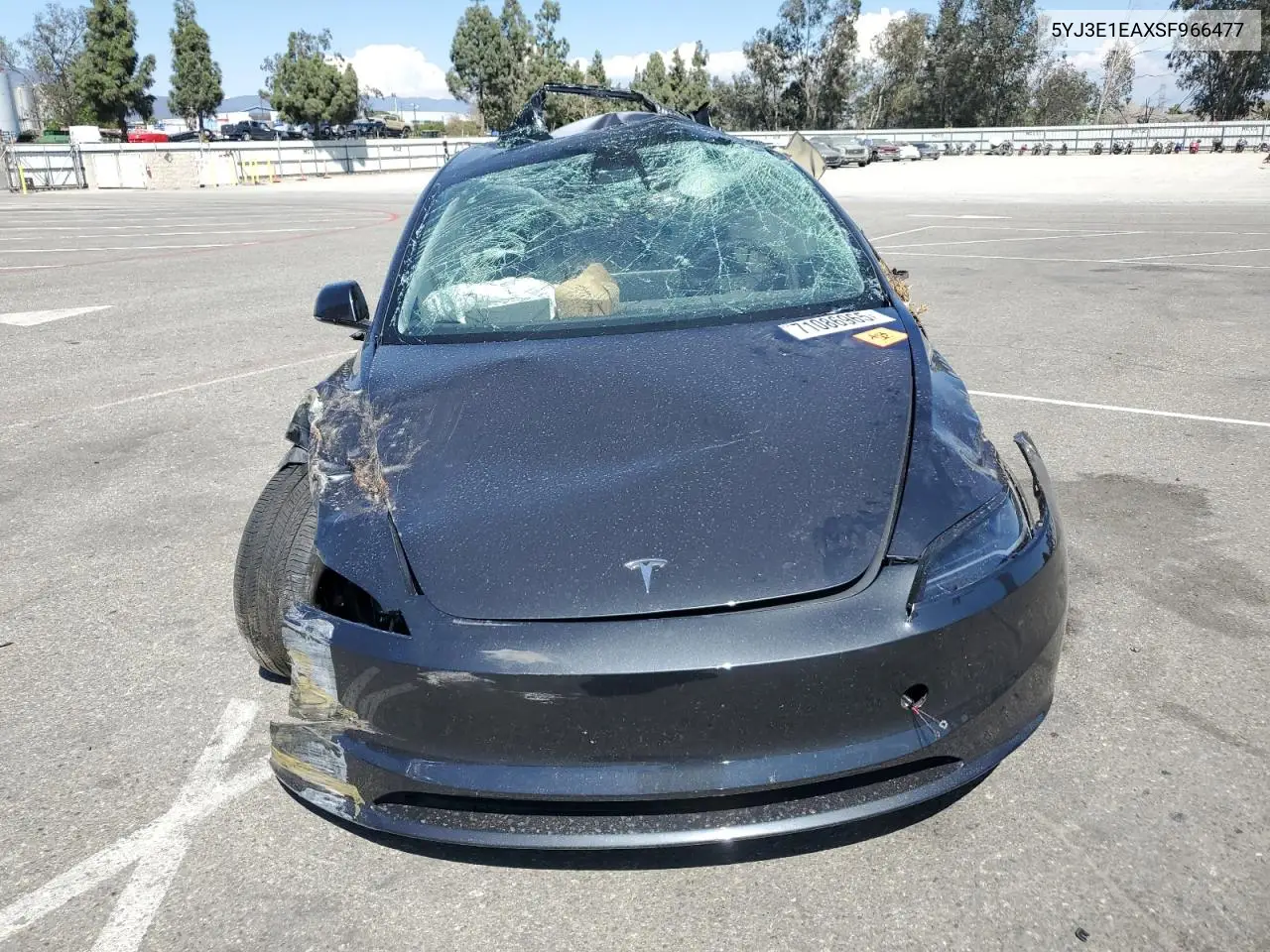 5YJ3E1EAXSF966477 2025 Tesla Model 3