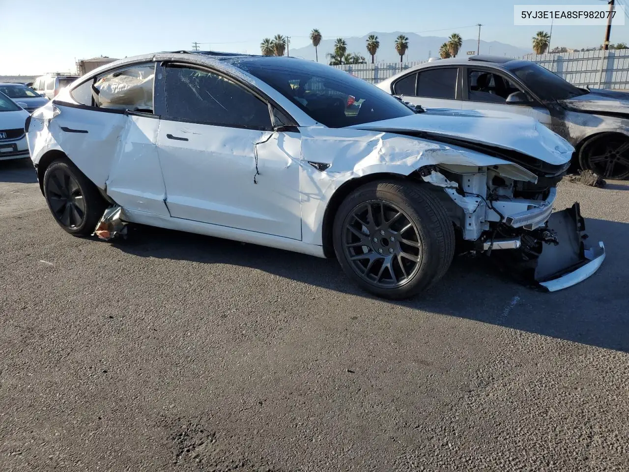 5YJ3E1EA8SF982077 2025 Tesla Model 3