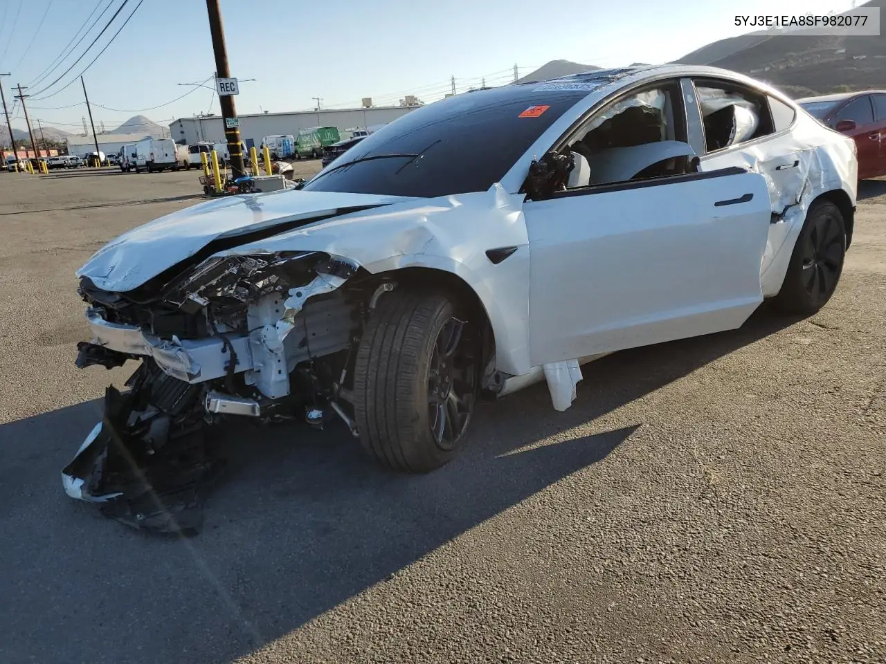 5YJ3E1EA8SF982077 2025 Tesla Model 3
