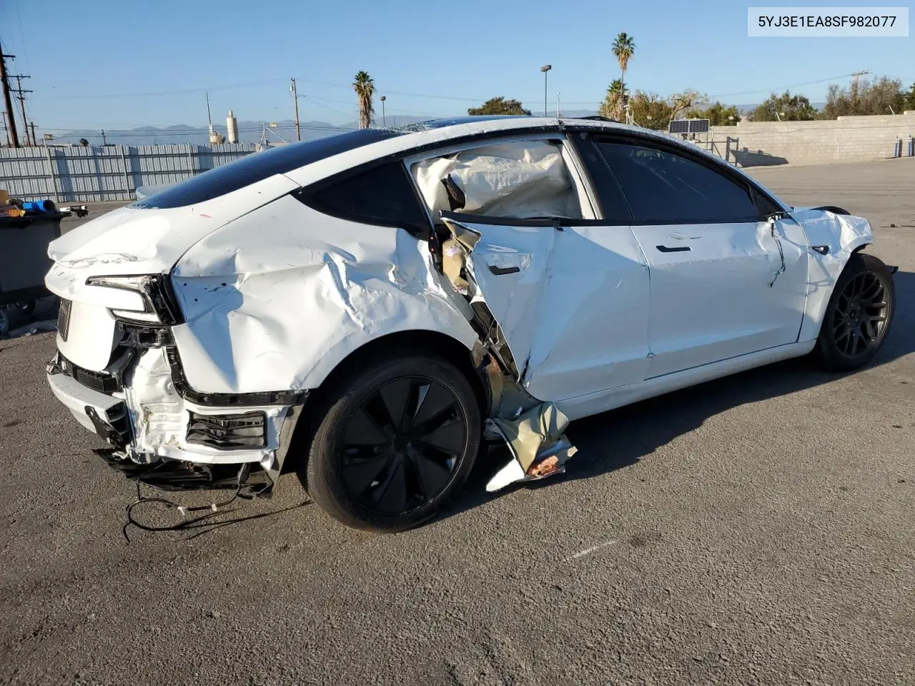 5YJ3E1EA8SF982077 2025 Tesla Model 3