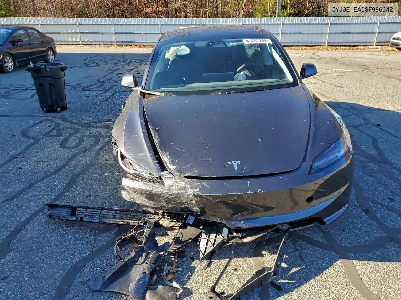 5YJ3E1EA0SF986642 2025 Tesla Model 3