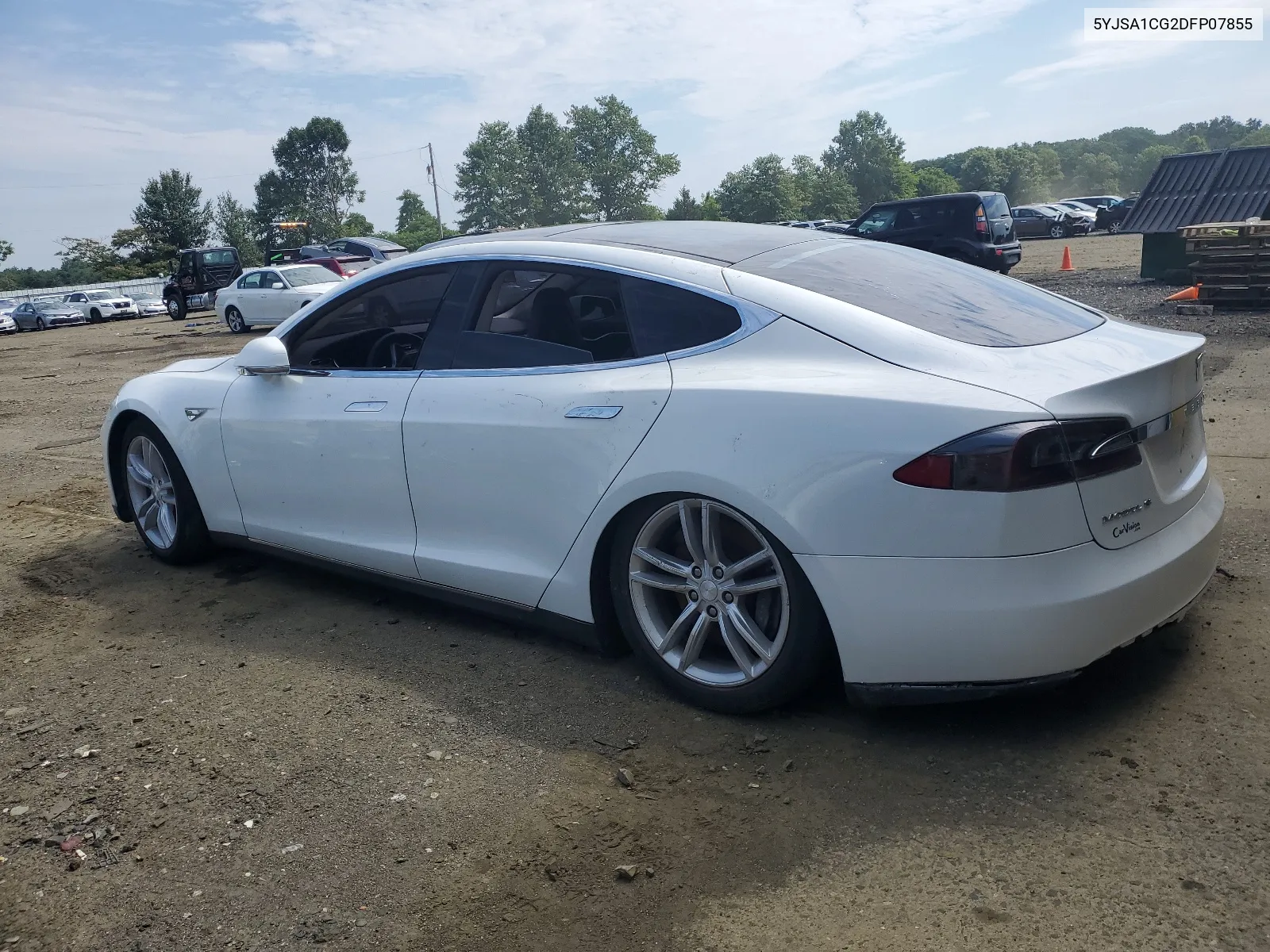 2013 Tesla Model S VIN: 5YJSA1CG2DFP07855 Lot: 63363564