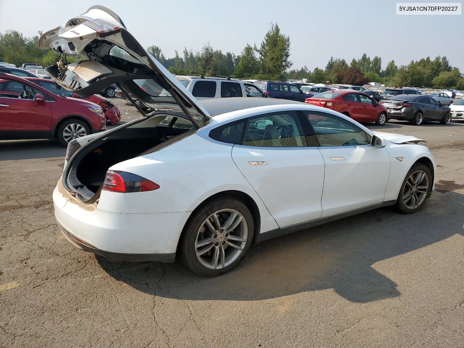 2013 Tesla Model S VIN: 5YJSA1CN7DFP20227 Lot: 65674174