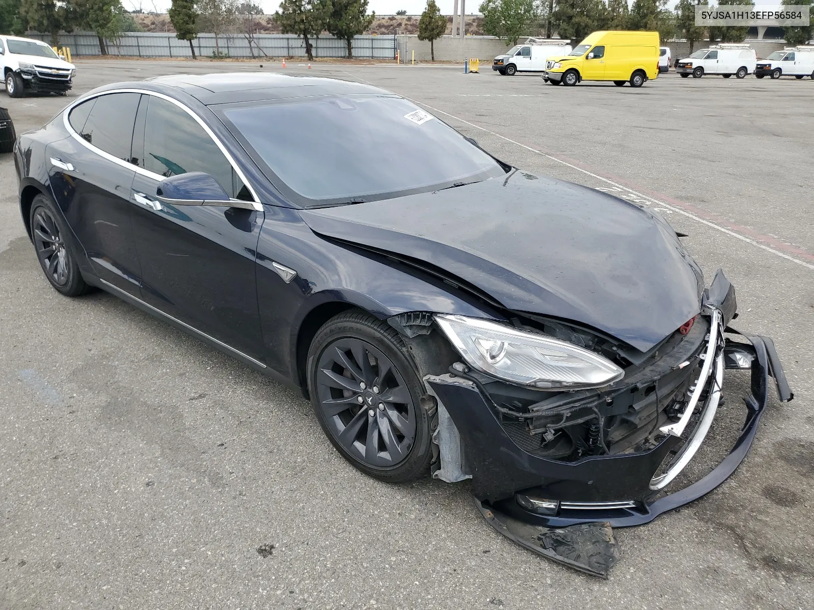 2014 Tesla Model S VIN: 5YJSA1H13EFP56584 Lot: 63088734