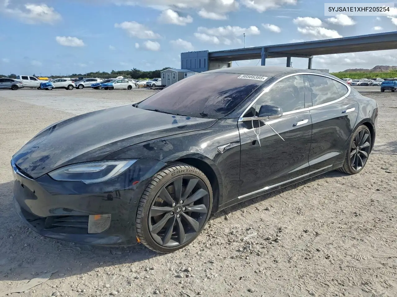5YJSA1E1XHF205254 2017 Tesla Model S