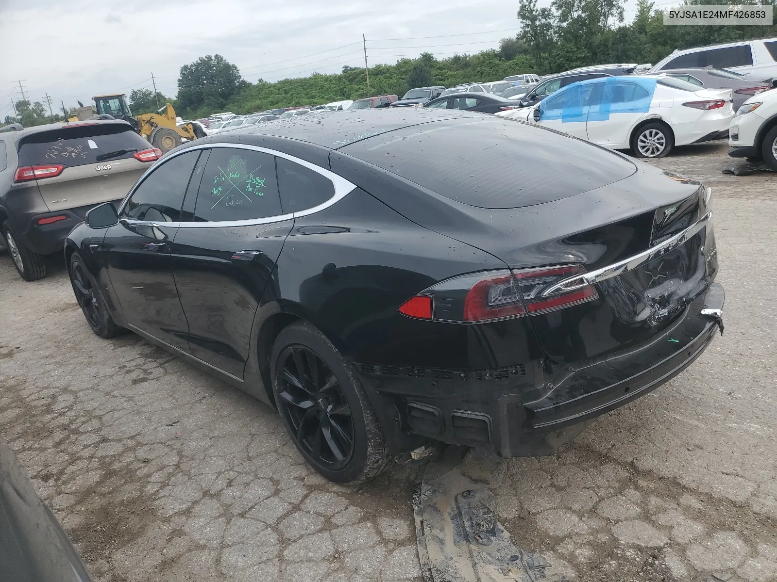 2021 Tesla Model S VIN: 5YJSA1E24MF426853 Lot: 66891024