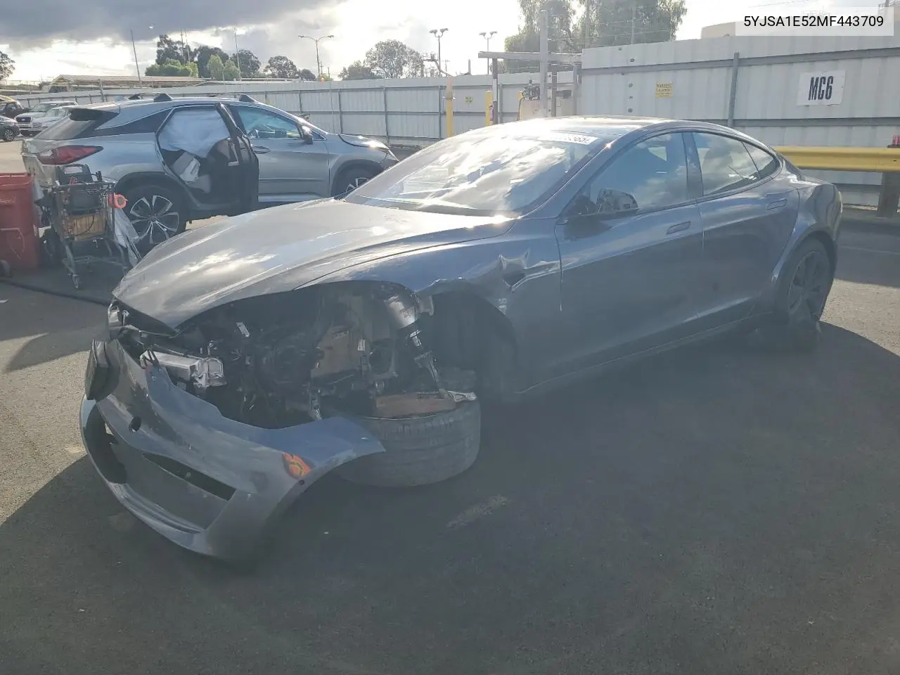 5YJSA1E52MF443709 2021 Tesla Model S