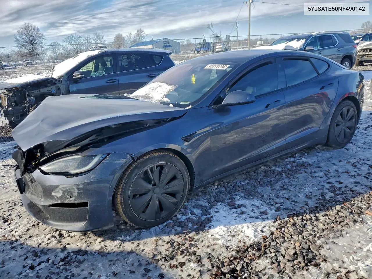 5YJSA1E50NF490142 2022 Tesla Model S