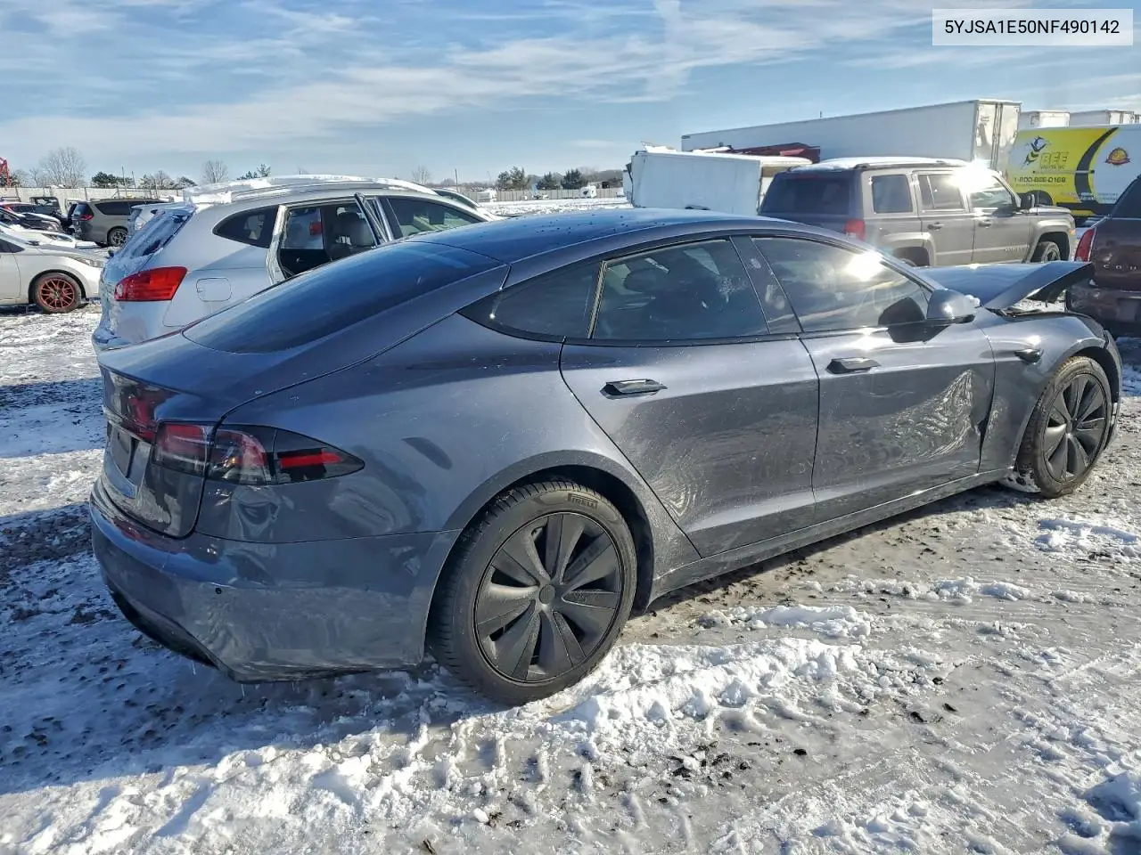 5YJSA1E50NF490142 2022 Tesla Model S