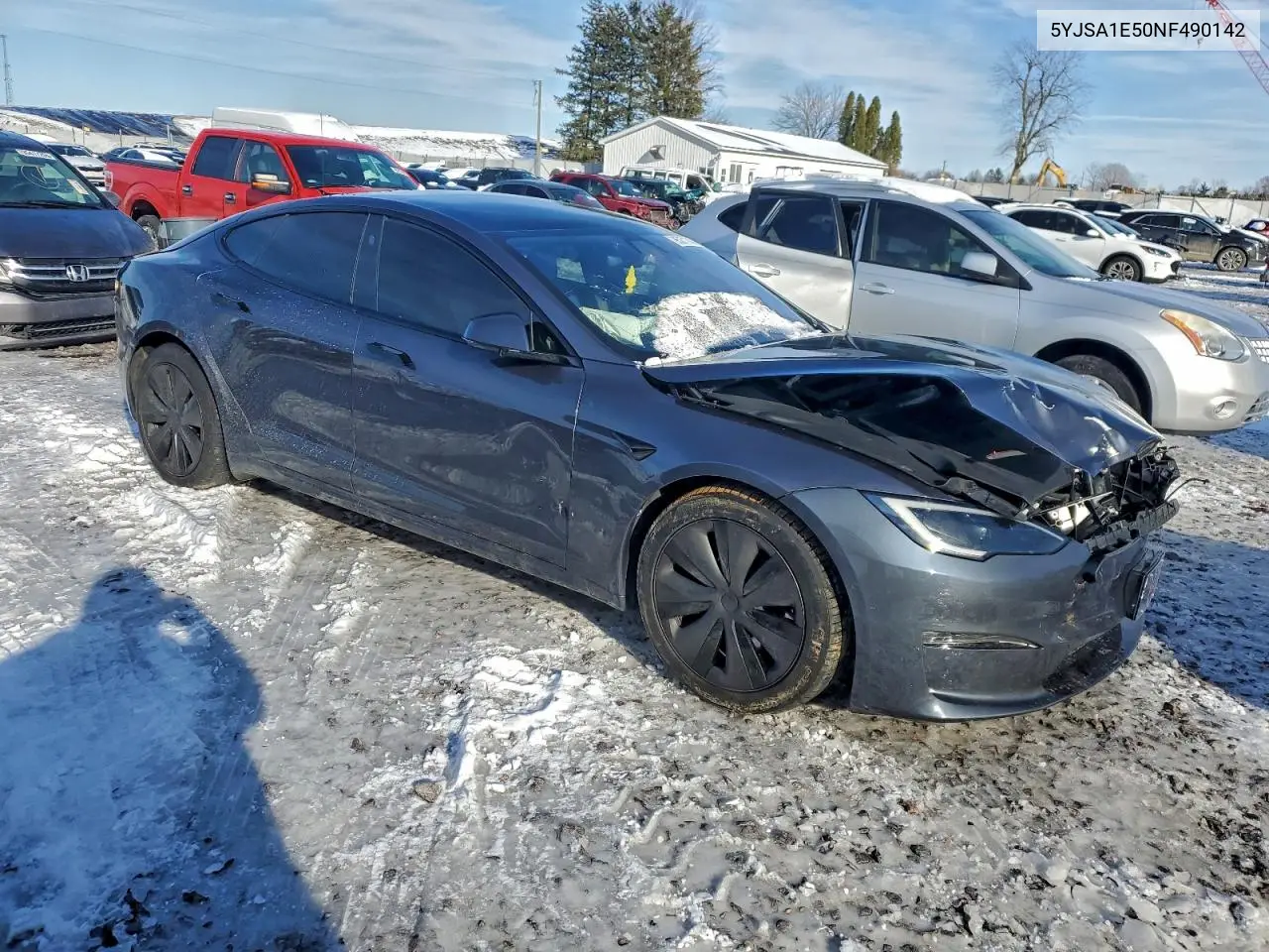 5YJSA1E50NF490142 2022 Tesla Model S