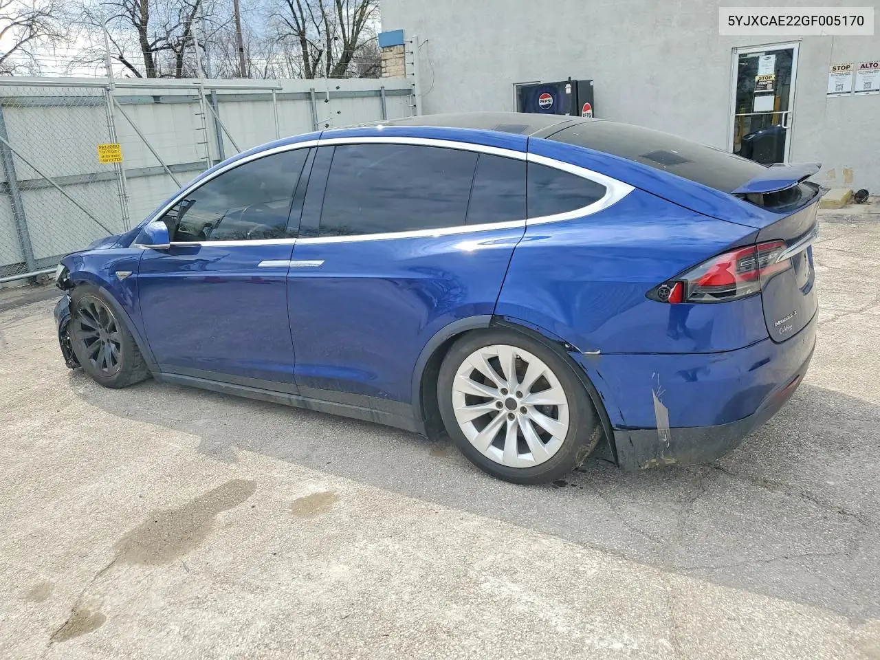 5YJXCAE22GF005170 2016 Tesla Model X