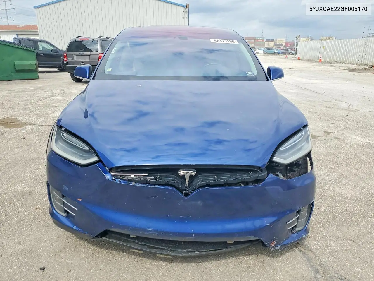 5YJXCAE22GF005170 2016 Tesla Model X
