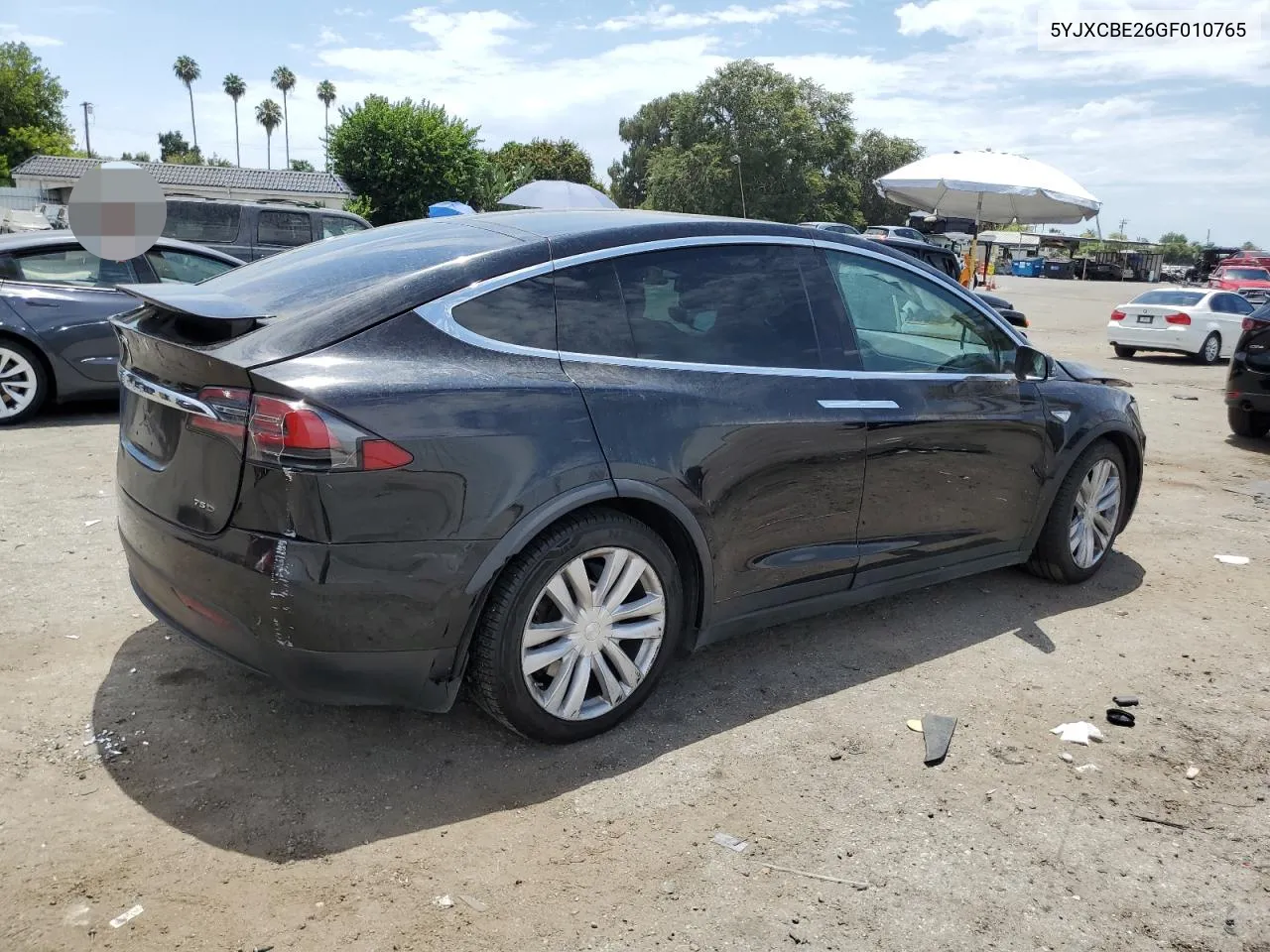 5YJXCBE26GF010765 2016 Tesla Model X