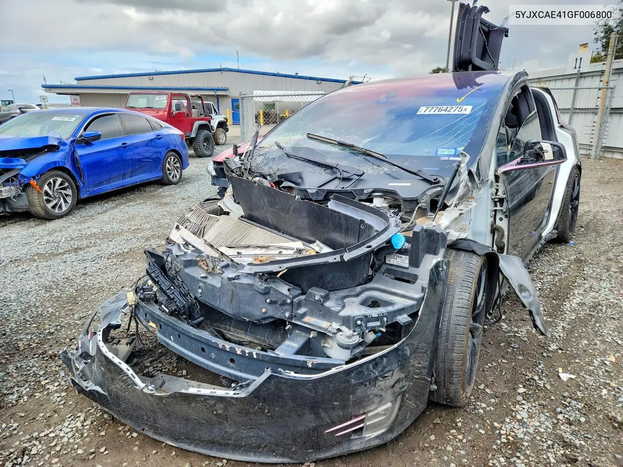 5YJXCAE41GF006800 2016 Tesla Model X
