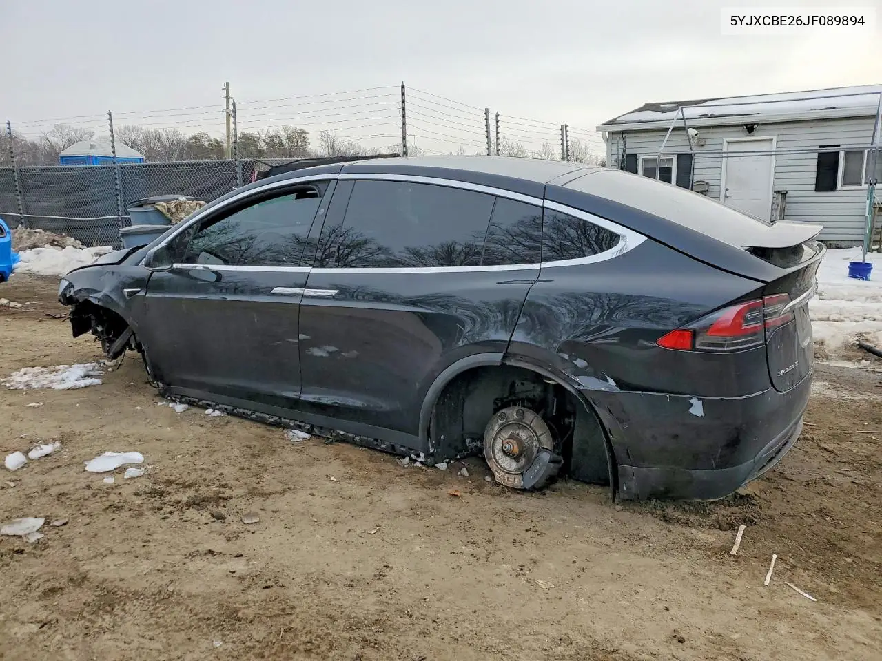 2018 Tesla Model X VIN: 5YJXCBE26JF089894 Lot: 75506095
