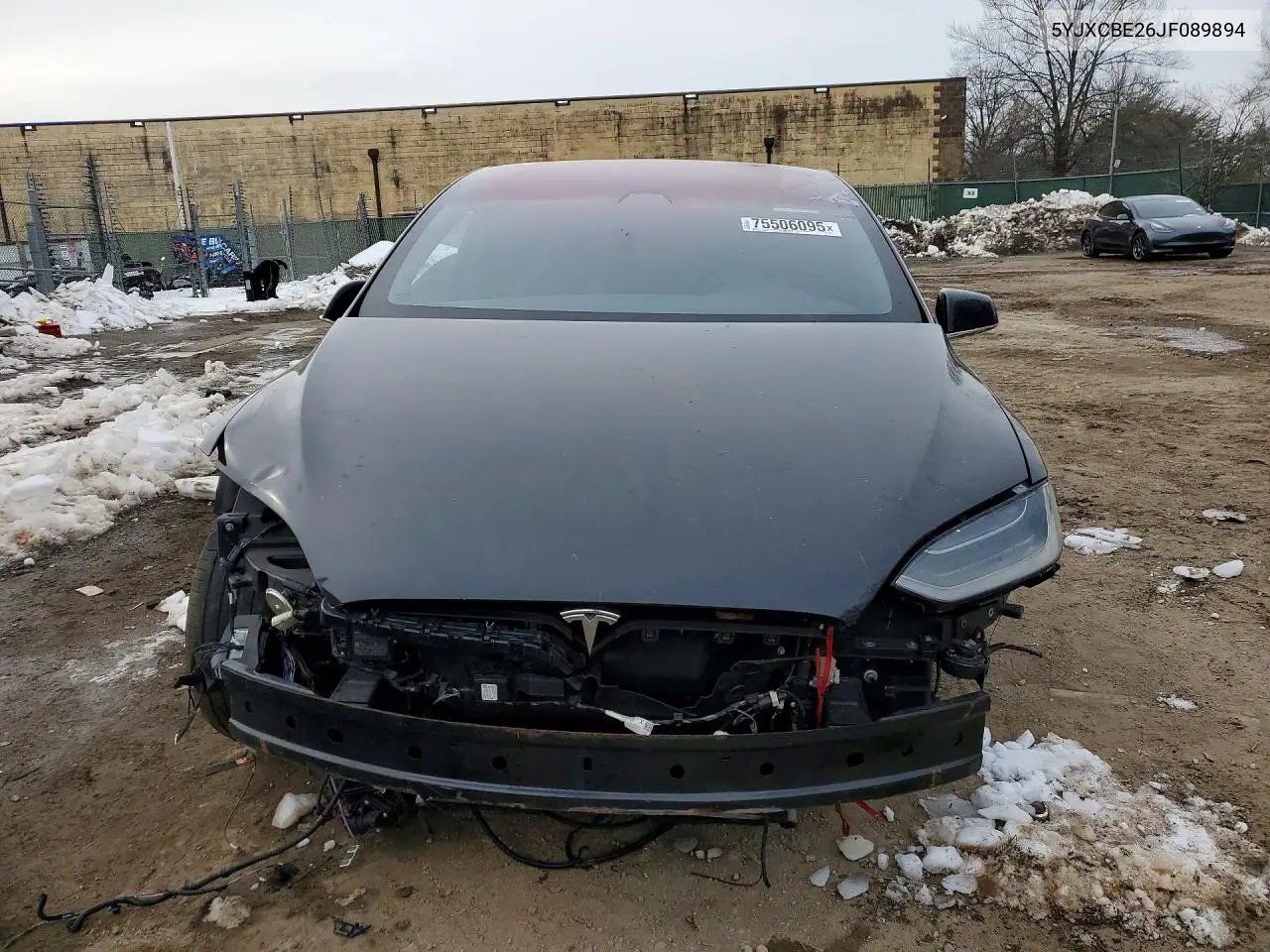 2018 Tesla Model X VIN: 5YJXCBE26JF089894 Lot: 75506095