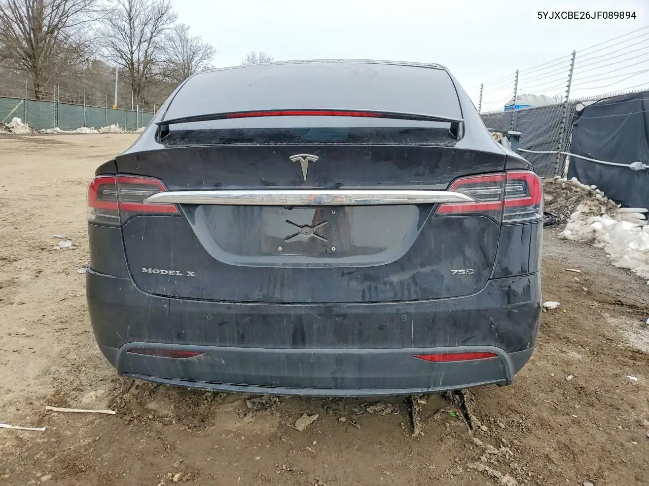 2018 Tesla Model X VIN: 5YJXCBE26JF089894 Lot: 75506095